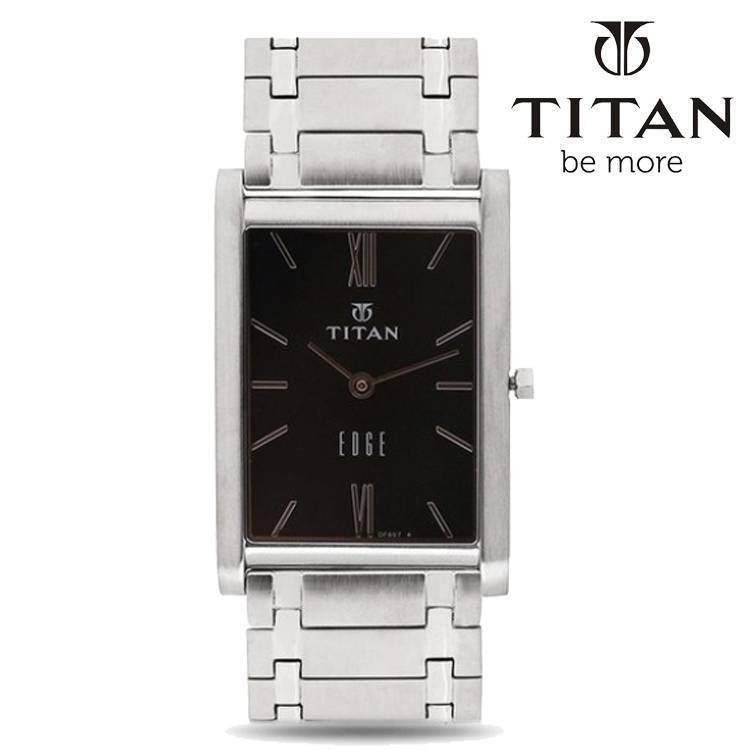 stainless steel titan edge watches