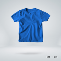 Fabrilife Kids Premium Blank T-shirt - Deep Blue