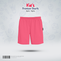 Fabrilife Kids Premium Shorts- Deep pink