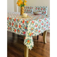 New Floral Multicolor Collection of Table Cloth and Chair Covers 4 seat, 6 seat & 8 seat