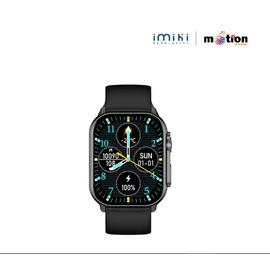 IMILAB Imiki SF1E Curved 2.01" AMOLED Calling Smart Watch - Black