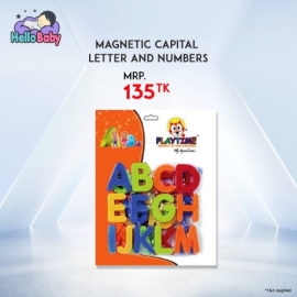 Magnetic Capital Letter and Numbers