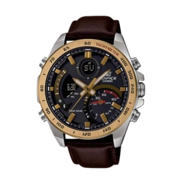 CASIO EDIFICE ECB-900GL-1ADR Chronograph Leather Watch