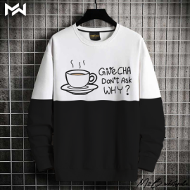 Premium Quality Cotton Sweater for Men (Give CHA Don't ask Why)