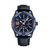 Naviforce NF9117 - Black PU Leather Analog Watch for Men - Royal Blue & Black, 3 image