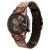 Fastrack Exuberant Quartz Multifunction Brown Dial Stainless Steel Strap Watch for Guys, 2 image