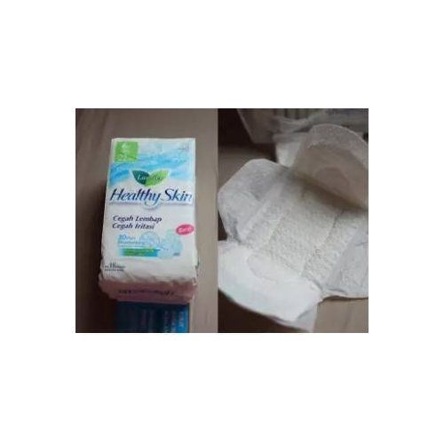 Laurier Sanitary Napkin Healthy Skin 25 cm-14 pad, 2 image