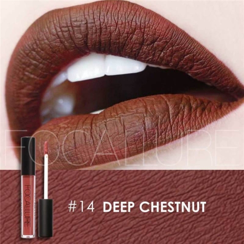 FOCALLURE MATTE LIQUID LIPSTICK- Deep Chestnut