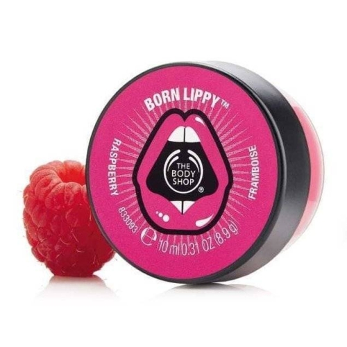 The Body Shop Born Lippy Pot Lip Balm Raspberry, 2 image