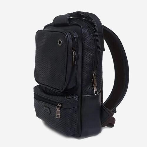 Bikers X Crossbody Bag- Black, 2 image