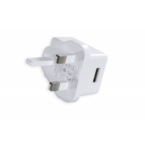 Wall Charger - 1A - 1USB - UK plug - Lightning Cable Included, 3 image