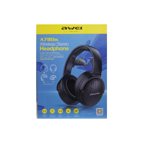 AWEI A780BL Wireless Bluetooth Stereo Headphones with Mic - Awei(048), 2 image