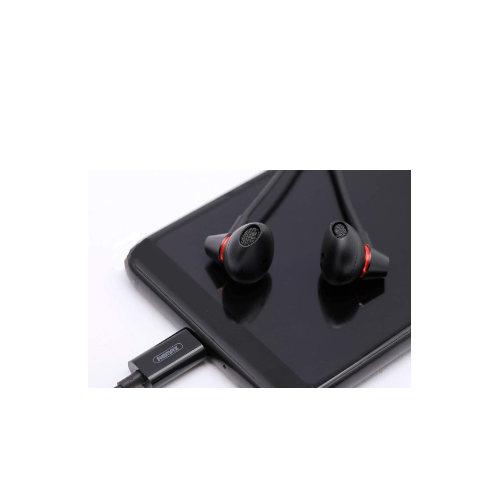 Remax RM-592 Metal Earphone Type-C 47.2 inches (120 cm) HIFI Remote Control Built-in Microphone, 2 image