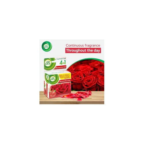 Airwick Air Freshener Gel Morning Rose 50gm, 2 image