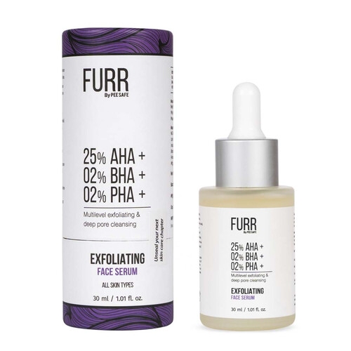 Furr By Pee Safe AHA 25% + PHA 5% + BHA 2% Exfoliating Face Serum - 30ml