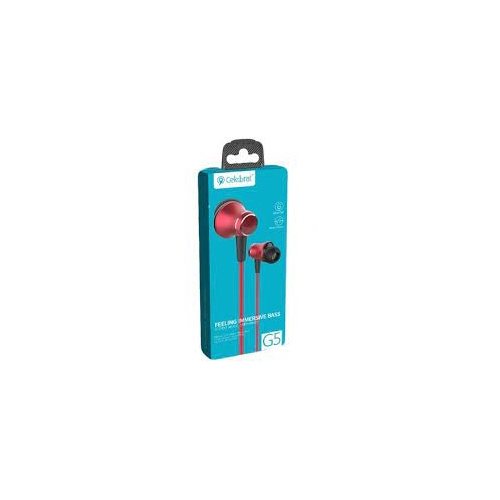 Celebrat G5 In-Ear Wired Earphones – Red, 3 image