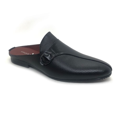 Bay Mens Casual Black Shoes