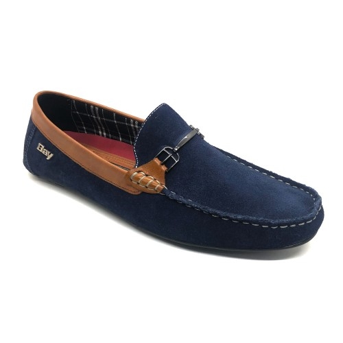 Bay Mens Casual Blue Shoes