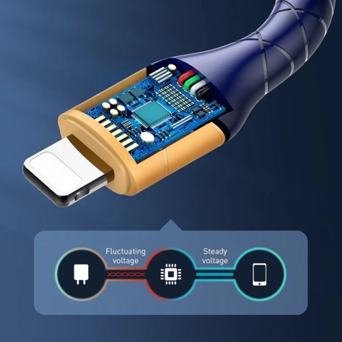 Ldnio LS801 TPE Fast Charging Cable USB To Type-C / Lightning Interface 30W 1M, 2 image