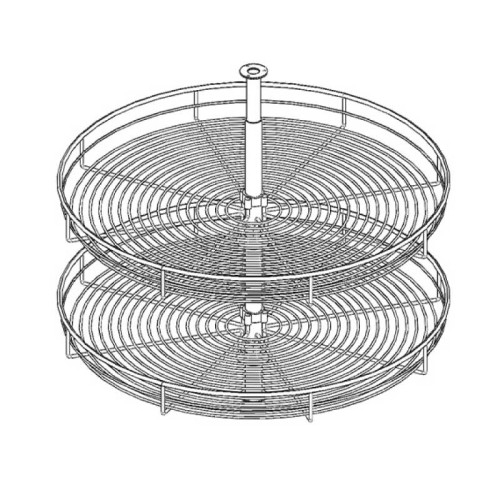 WellMax DSCZJ440B Stainless Steel 360° Revolving basket, 2 image