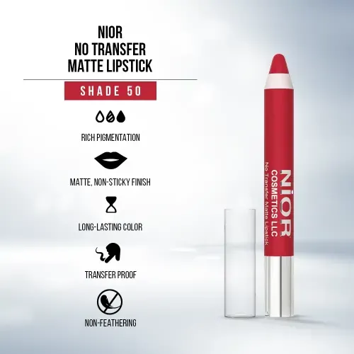 NIOR No Transfer Matte Lipstick No.50, 2 image