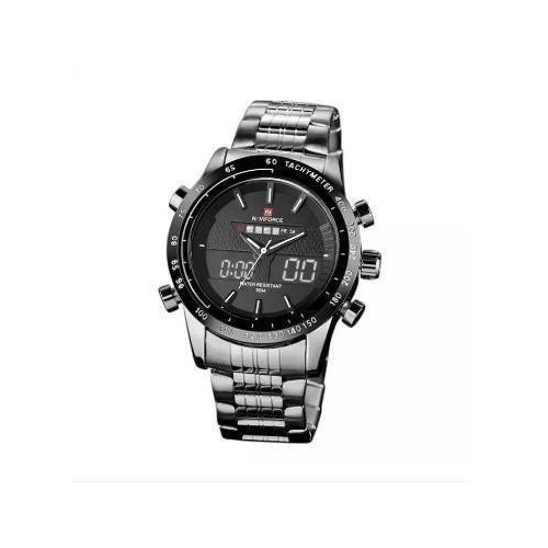 NF9024-SB - Stainless Steel Wrist Watch For Men - Black